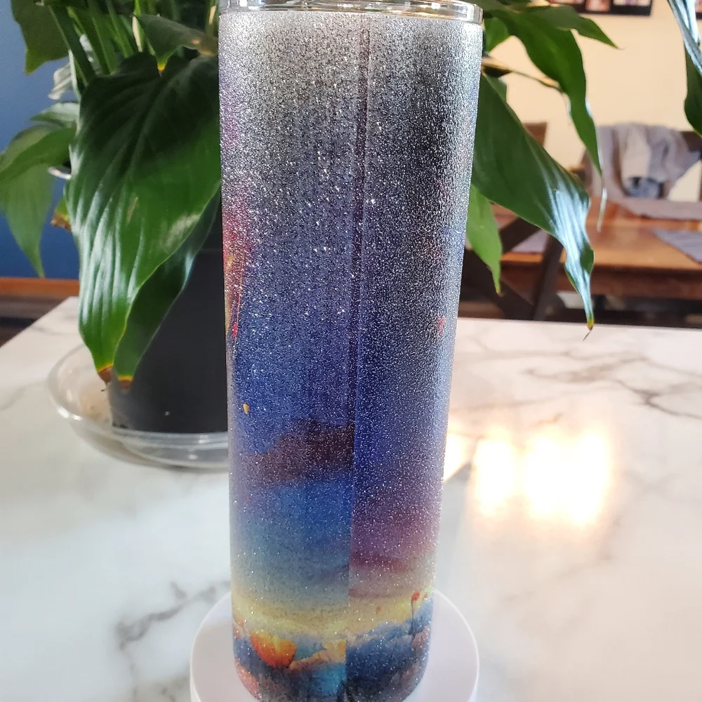Hot Air Balloons 30 oz Glitter Tumbler 🎉sale